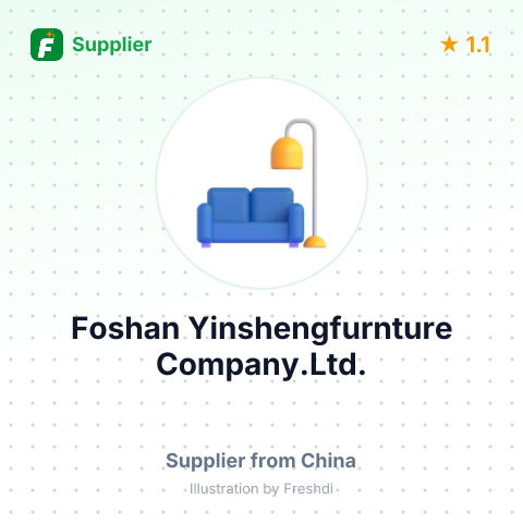Foshan Yinshengfurnture Company.Ltd. – summary card, no photo uploaded yet