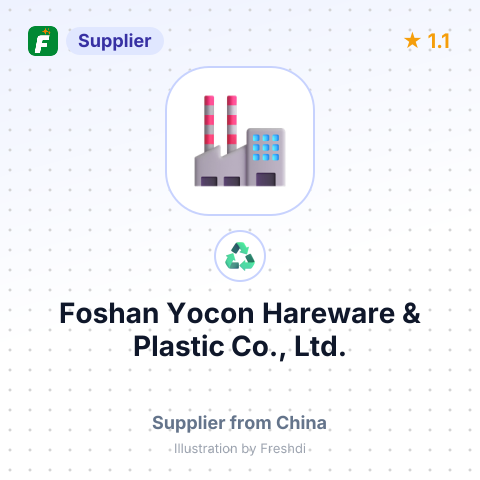 Foshan Yocon Hareware & Plastic Co., Ltd. – summary card, no photo uploaded yet