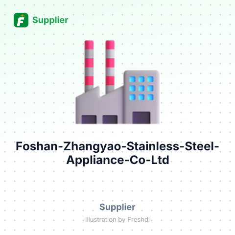 Foshan Zhangyao Stainless Steel Appliance Co.Ltd – summary card, no photo uploaded yet