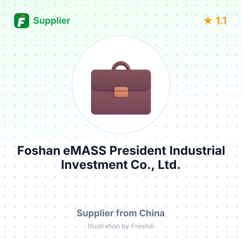 Foshan eMASS President Industrial Investment Co., Ltd. – summary card, no photo uploaded yet