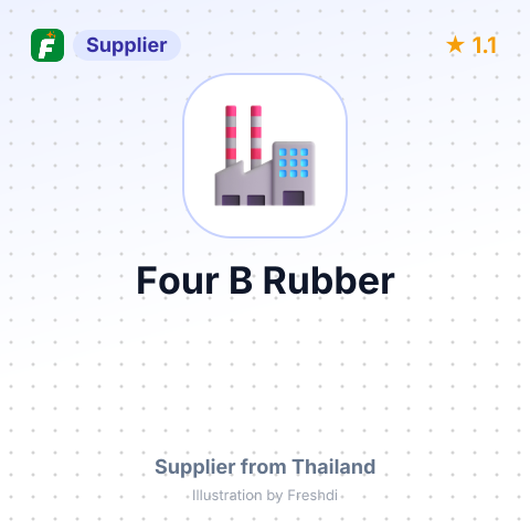 Four B Rubber – summary card, no photo uploaded yet