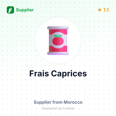 Frais Caprices – summary card, no photo uploaded yet
