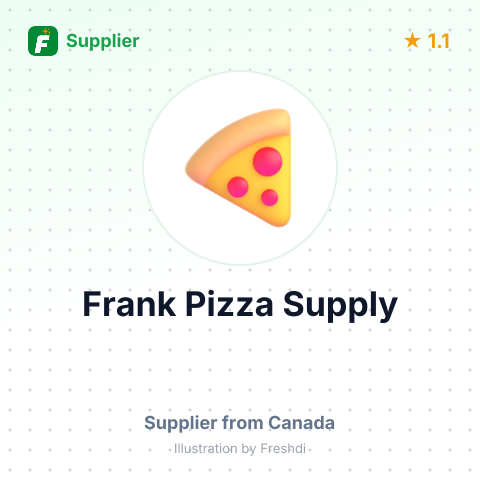 Frank Pizza Supply  – summary card, no photo uploaded yet