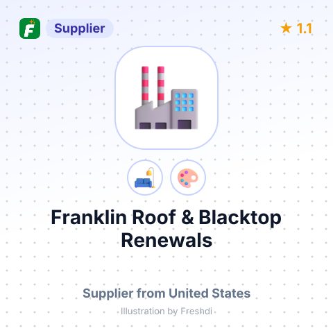 Franklin Roof & Blacktop Renewals – summary card, no photo uploaded yet