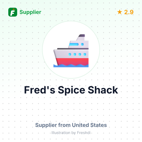 Fred's Spice Shack – summary card, no photo uploaded yet