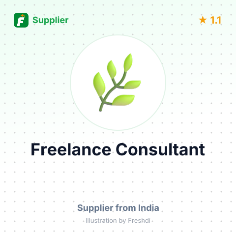 Freelance Consultant – summary card, no photo uploaded yet