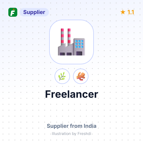 Freelancer  – summary card, no photo uploaded yet