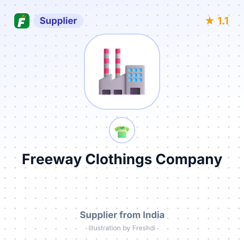 Freeway Clothings Company – summary card, no photo uploaded yet
