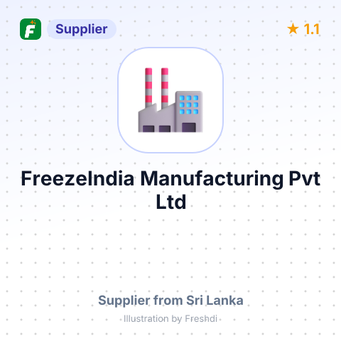 FreezeIndia Manufacturing Pvt Ltd – summary card, no photo uploaded yet