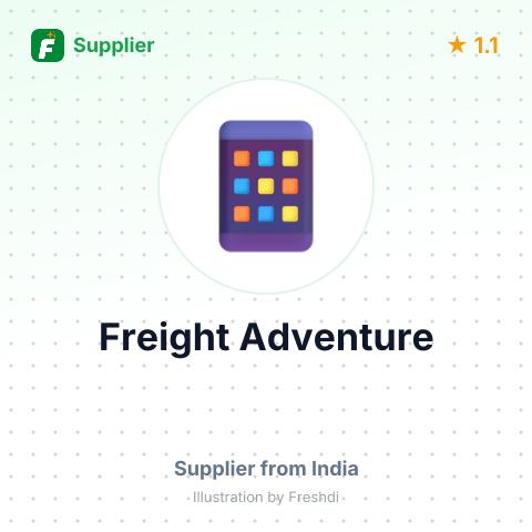 Freight Adventure  – summary card, no photo uploaded yet