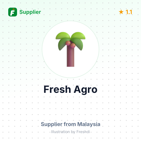 Fresh Agro – summary card, no photo uploaded yet