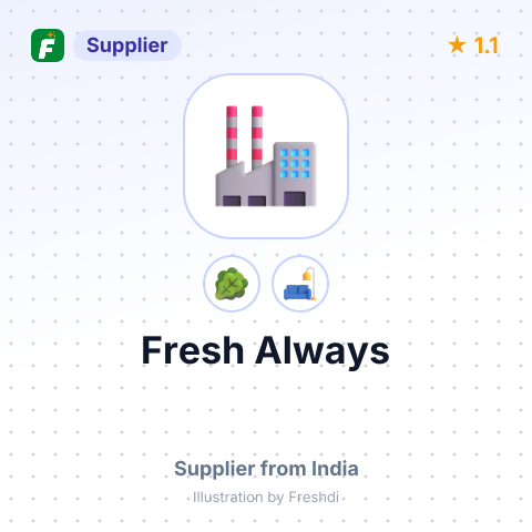 Fresh Always – summary card, no photo uploaded yet