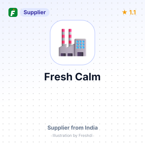 Fresh Calm  – summary card, no photo uploaded yet
