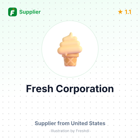 Fresh Corporation – summary card, no photo uploaded yet