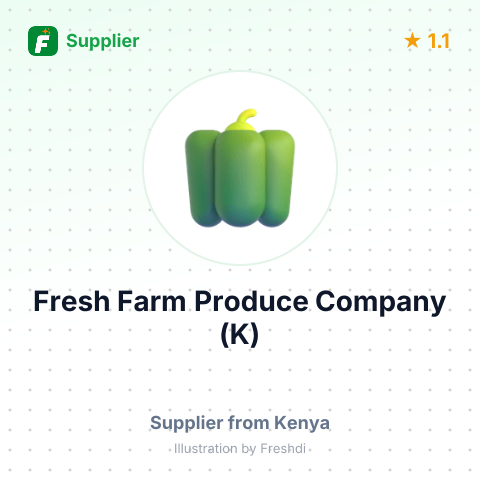 Fresh Farm Produce Company (K)  – summary card, no photo uploaded yet