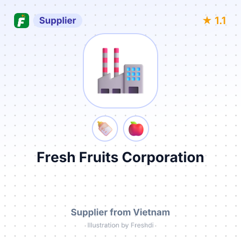 Fresh Fruits Corporation – summary card, no photo uploaded yet