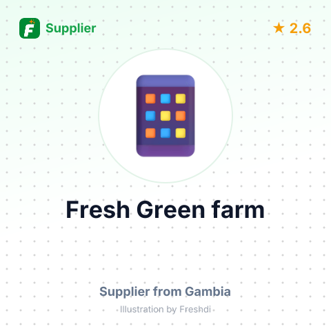 Fresh Green farm – summary card, no photo uploaded yet