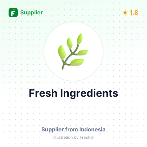 Fresh Ingredients – summary card, no photo uploaded yet