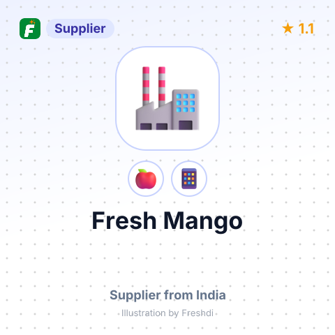 Fresh Mango  – summary card, no photo uploaded yet