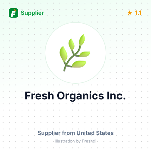 Fresh Organics Inc. – summary card, no photo uploaded yet