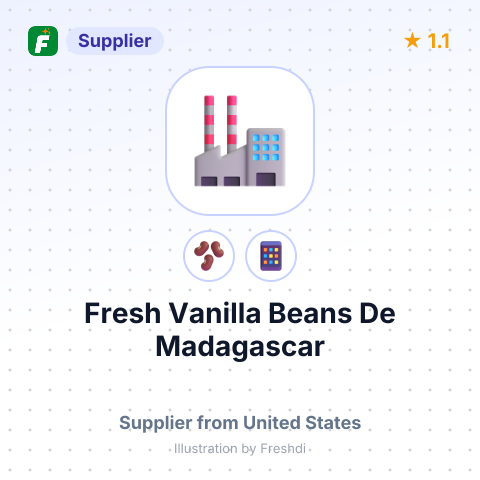 Fresh Vanilla Beans De Madagascar  – summary card, no photo uploaded yet