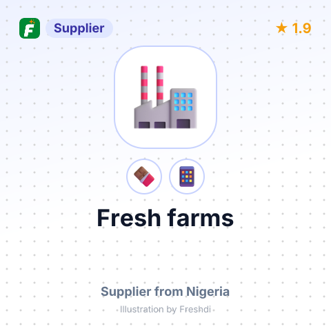 Fresh farms  – summary card, no photo uploaded yet