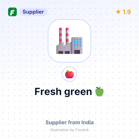 Fresh green 🍏 – summary card, no photo uploaded yet