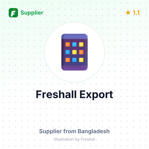 Freshall Export  – summary card, no photo uploaded yet