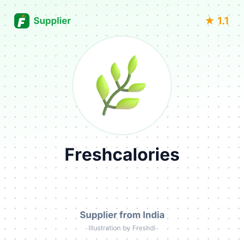 Freshcalories  – summary card, no photo uploaded yet