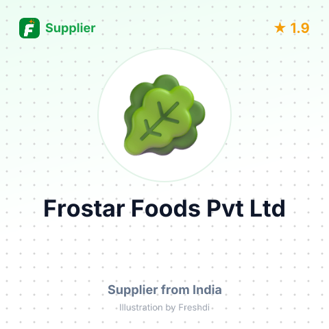 Frostar Foods Pvt Ltd – summary card, no photo uploaded yet