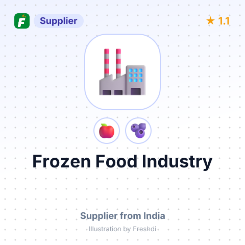 Frozen Food Industry  – summary card, no photo uploaded yet