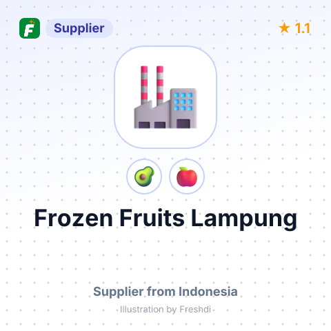 Frozen Fruits Lampung  – summary card, no photo uploaded yet