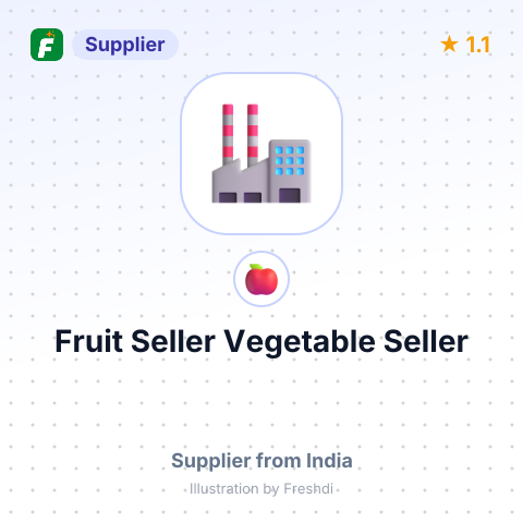 Fruit Seller Vegetable Seller – summary card, no photo uploaded yet