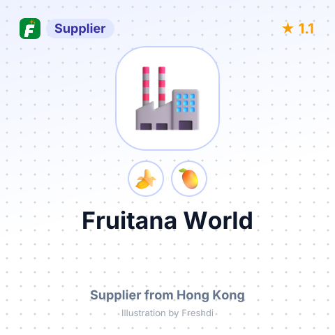 Fruitana World  – summary card, no photo uploaded yet