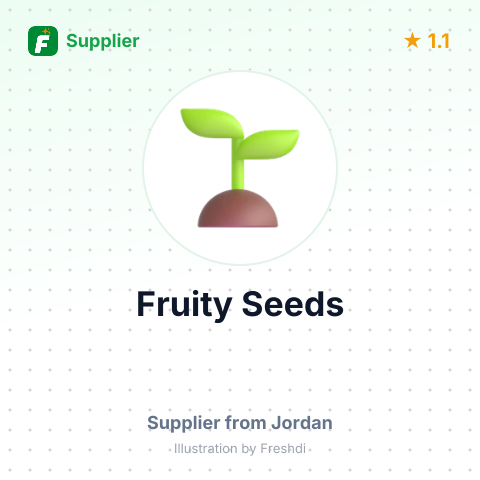 Fruity Seeds  – summary card, no photo uploaded yet