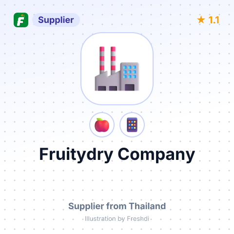 Fruitydry Company  – summary card, no photo uploaded yet