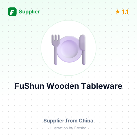 FuShun Wooden Tableware – summary card, no photo uploaded yet