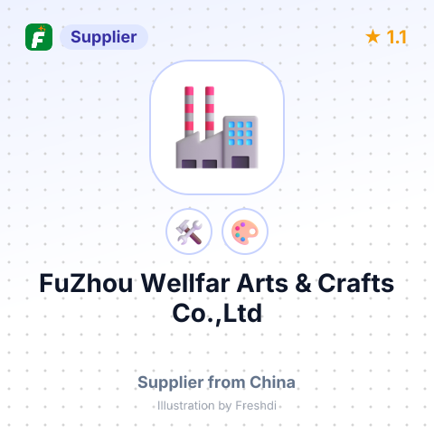 FuZhou Wellfar Arts & Crafts Co.,Ltd – summary card, no photo uploaded yet