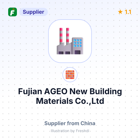 Fujian AGEO New Building Materials Co.,Ltd – summary card, no photo uploaded yet
