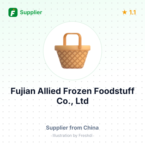 Fujian Allied Frozen Foodstuff Co., Ltd – summary card, no photo uploaded yet