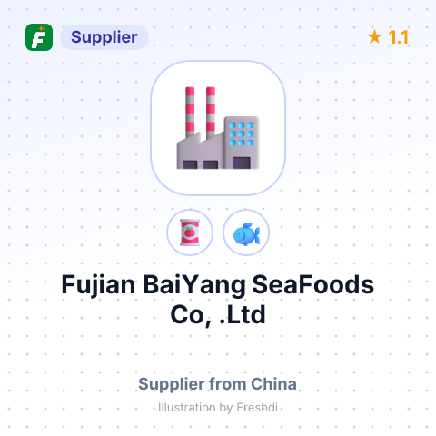 Fujian BaiYang SeaFoods Co, .Ltd – summary card, no photo uploaded yet