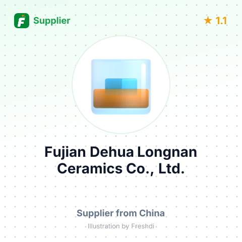 Fujian Dehua Longnan Ceramics Co., Ltd. – summary card, no photo uploaded yet