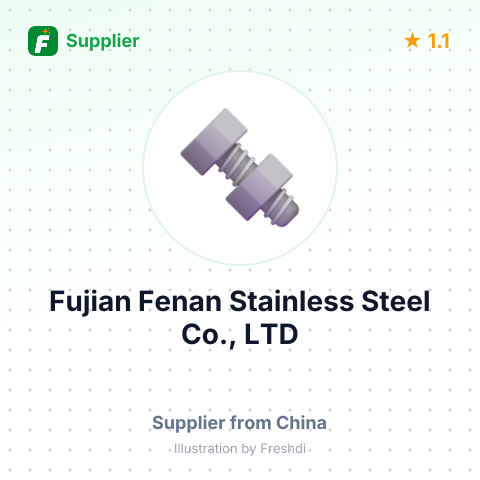 Fujian Fenan Stainless Steel Co., LTD – summary card, no photo uploaded yet