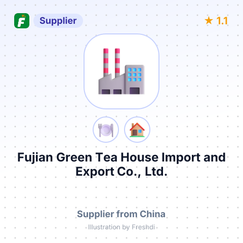 Fujian Green Tea House Import and Export Co., Ltd. – summary card, no photo uploaded yet