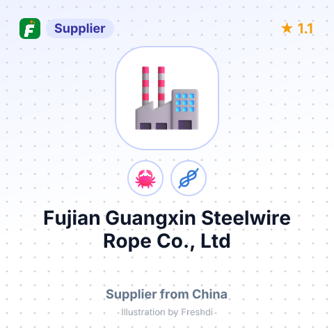 Fujian Guangxin Steelwire Rope Co., Ltd – summary card, no photo uploaded yet