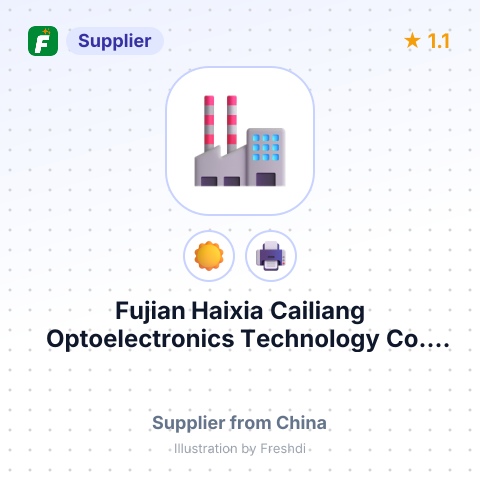 Fujian Haixia Cailiang Optoelectronics Technology Co., Ltd. – summary card, no photo uploaded yet