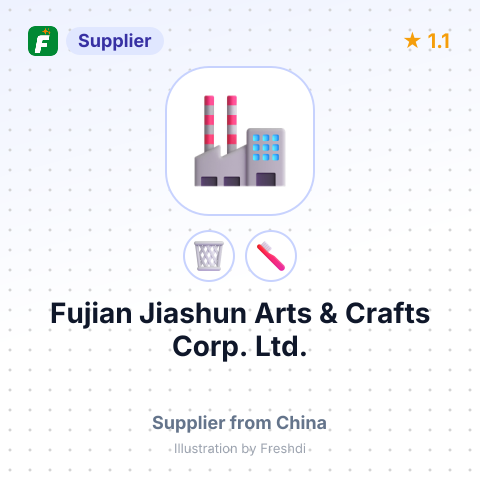Fujian Jiashun Arts & Crafts Corp. Ltd. – summary card, no photo uploaded yet