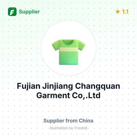 Fujian Jinjiang Changquan Garment Co,.Ltd – summary card, no photo uploaded yet
