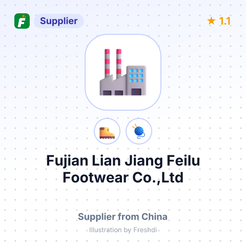 Fujian Lian Jiang Feilu Footwear Co.,Ltd – summary card, no photo uploaded yet