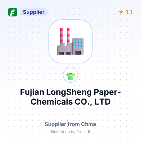 Fujian LongSheng Paper-Chemicals CO., LTD – summary card, no photo uploaded yet